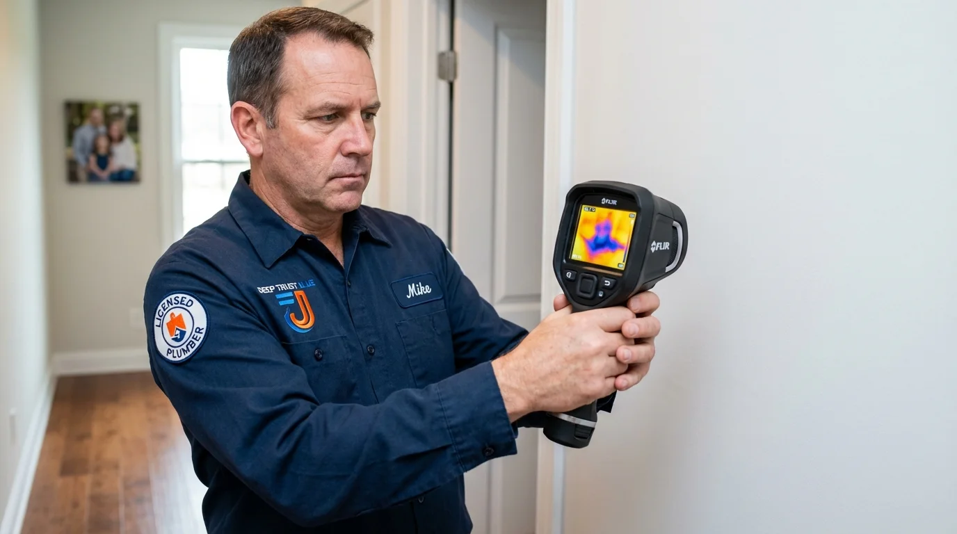 Thermal imaging leak detection by Johns Plumbing LLC in Carson
